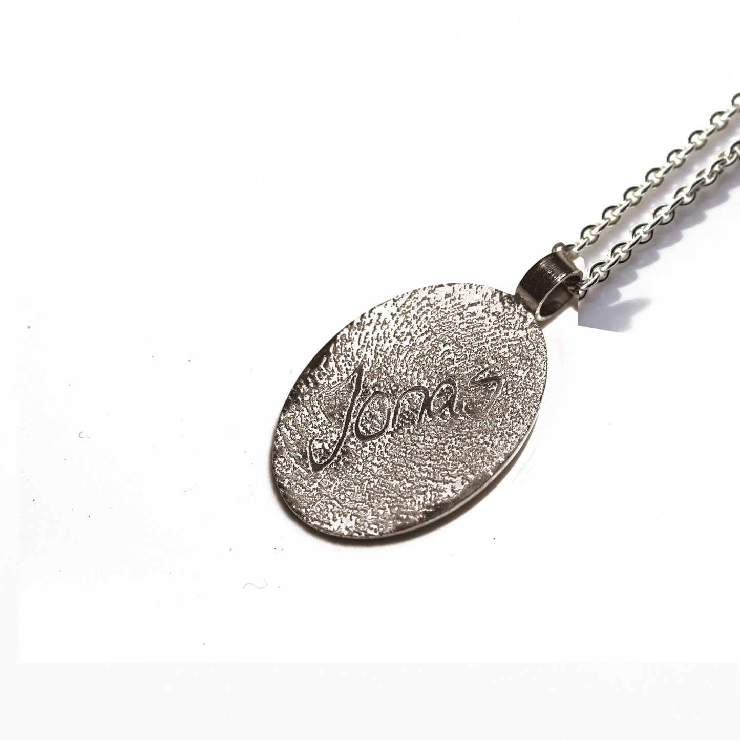 Aftryk oval vedhæng