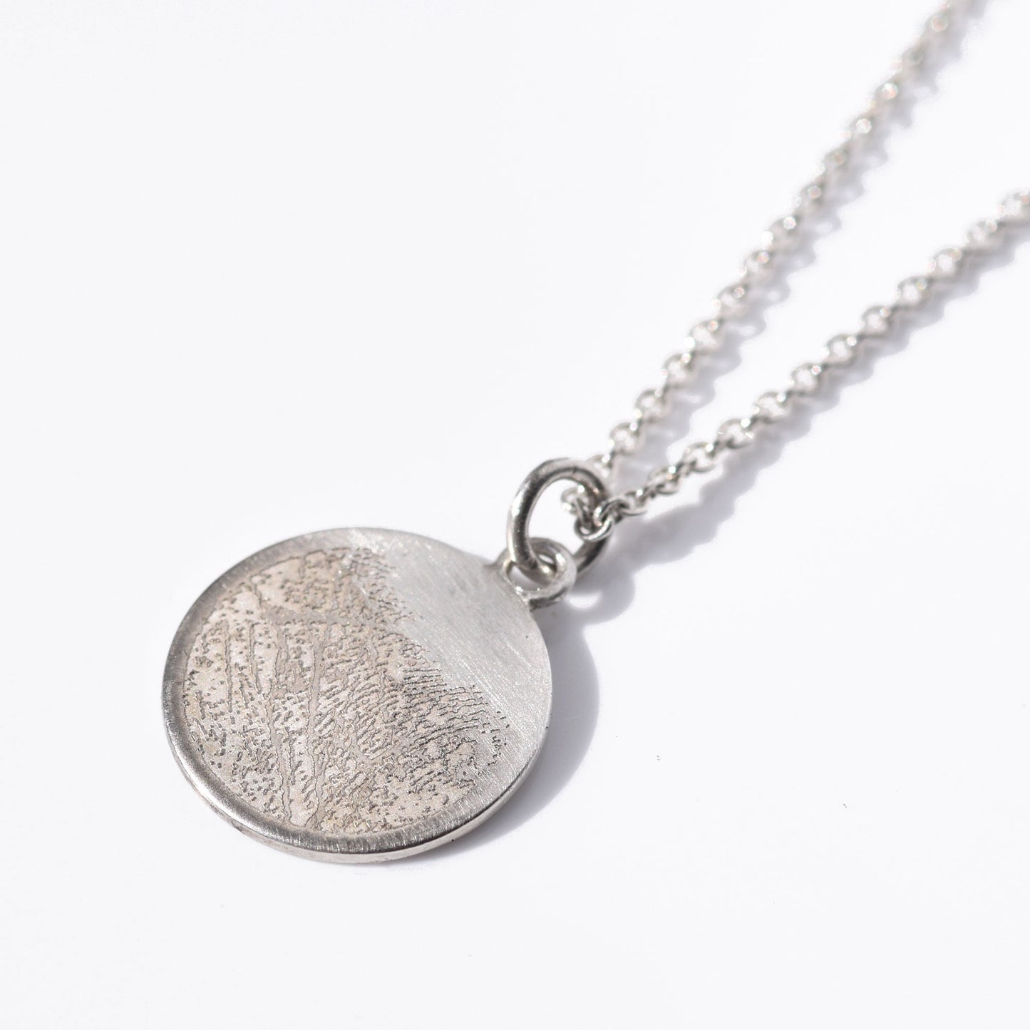 Barneaftryk vedhæng sølv