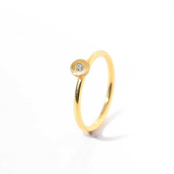 Forlovelsesring guld