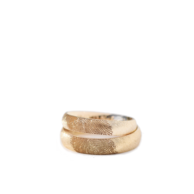 Vielsesringe med fingeraftryk II