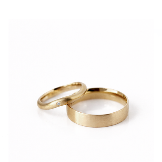 Bølge vielsesringe IIII