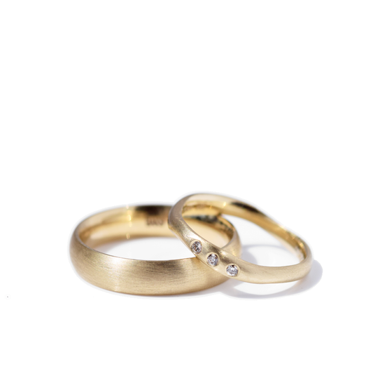 Bølge vielsesringe II