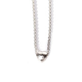 Vedhæng Hjerte med_kæde i sølv