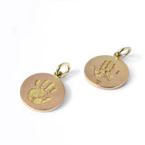 haandaftryk babyaftryk guld