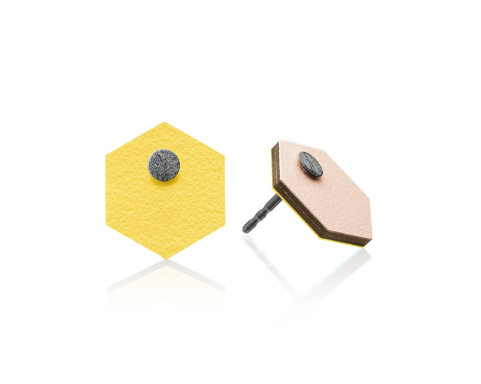 Vendbare øreringe - forgyldt