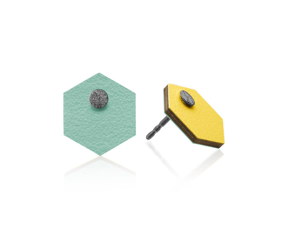 Vendbare øreringe - forgyldt