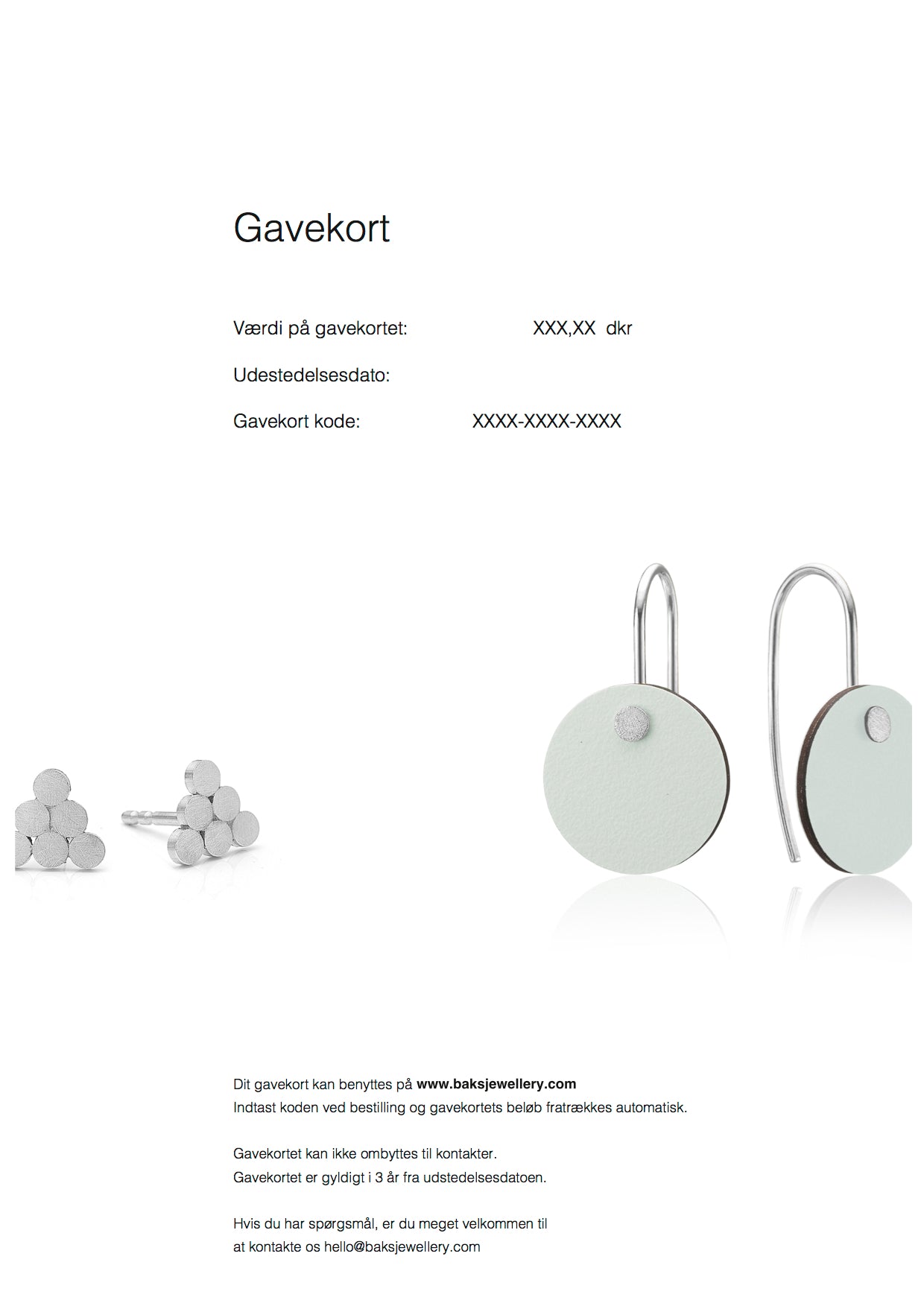 Smykke gavekort